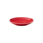 image of Steelite UCT8142 - 5.5" Round Red Porcelain Saucer, Utopia Barista Collection - 1 Dozen