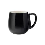 image of Steelite UCT9024 China Mug, 15 oz (14-16 oz) Black Porcelain, 5.25" x 4.0" x 4.0" H - 1 Dozen