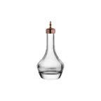 image of Steelite UR90265 Bitters Bottle, 3.5 oz Copper Top, Soda Lime Glass, 5‑3/4″ H, Utopia - 1 Dozen