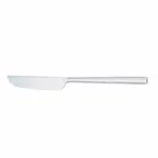 image of Steelite WL12451 - 9-3/8" Dinner Knife, 420 Stainless Steel with Solid Handle, 8"-9" Blade - 1 Dozen