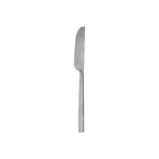 image of Steelite WL12451FST Dinner Knife - 9-3/8" 420 Stainless Steel, Fieldstone Finish, Handle - 1 Dozen