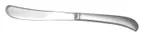image of Steelite WL5111 - 6-7/8" Butter Knife, 420 Stainless Steel, 5-6" Length, Bristol Finish - 1 Dozen