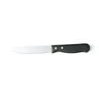 image of Steelite WL620527 - Walco 10" Steak Knife, 5" Stainless Round Blade, 2‑Rivet PP Handle - 1 Dozen