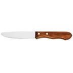 image of Steelite WL630528 - 9.75" Steak Knife, 4" Blade, Hardwood Handle, Stainless Steel – 12/Case