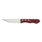 image of Steelite WL840529R Steak Knife, Stamped 4" Stainless Steel Blade, Polywood Handle, 8‑9" - 1 Dozen
