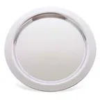 image of Steelite WL9223 - 12" Round Stainless Steel Serving Tray, Walco Soprano Finish - 10/Case
