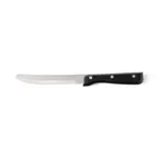 image of Steelite WL950529 - 9.25" Steak Knife, 5" Stainless Blade, Handle, Black Pakka Finish - 1 Dozen