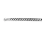 image of Steelite WLCHAR45 Dinner Knife 9" Handle, 18/10 Stainless Steel Satin/Checkerboard Charred- 1 Dozen