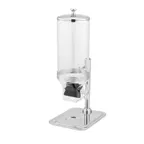 image of Steelite WLWI8CD Walco Idol Countertop Cereal Dispenser, 9 L (9-1/2 qt) 26.5" Stainless Steel Base
