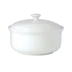 image of Steelite 11010337 Casserole Bowl, 3.25 Qt Ceramic, 9.63" × 4.5", Safe to 530°F, With Cover - 2/Case