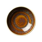 image of Steelite 17840484 - 1 Qt (36 oz) Round Amber Ceramic Bowl, 7" X 2.75" Tone Glaze - 1 Dozen