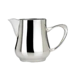 image of Steelite 5351S205 Jug Creamer Pitcher, 5.25 oz, 4.0" x 2.5" x 3.0" Steel 18/10 Eminence Finish
