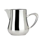 image of Steelite 5351S206 Creamer Pitcher, 9 oz, 6" x 3" x 3.5" , 18/10 Stainless Steel, Eminence Finish