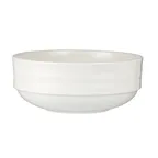 image of Steelite 62103ST1095 - 7" Round Reverb Porcelain Bowl, 1.375 Qt (44 oz) Oven Safe to 500°F - 1 Dozen