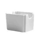image of Steelite 6900E525 Sugar Packet Holder, 3-3/8" x 2-5/8" x 2-3/8" Porcelain Varick, 3" - 1 Dozen