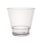 image of Steelite 7029DR020 Rocks Barware, 9 Oz Clear Polycarbonate, 3.5" x 3.5" Square, Aspen - 1 Dozen