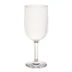 image of Steelite 7030DR009 Stemmed Wine Glass, 12 oz (3.0" x 7.875"), Clear Polycarbonate - 1 Dozen