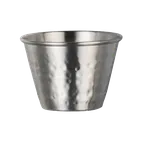 image of Steelite 7600CV024 Ramekin Hammered Large, 2.5 Oz (2.375" x 1.625"), Metal Construction, 1 Dozen