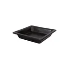 image of Steelite DCI893MB Casserole Bowl, 24 Oz, 7-7/8" x 7-7/8" x 1-5/8" Black, Oven Safe - 1 Dozen
