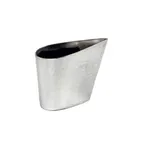 image of Steelite DW6106MSS Creamer Pitcher, 7 oz, 18/10 Stainless Steel, Tear Drop Hammered Finish