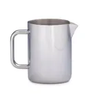 image of Steelite DW7105QSS Creamer Pitcher, 5 oz, 3.5" W x 2.25" D x 3.0" H, 18/10 Stainless Steel Haber