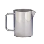image of Steelite DW7109QSS Creamer Pitcher, 10 oz, 4.5"W x 2.5"D x 3.5"H, 18/10 Stainless Steel