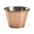 image of Steelite GWRAMST2C - 2.5 oz Stainless Steel Ramekin, 2.375" x 1.75" Copper Finish - 24/Case