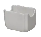 image of Steelite HL479100 - White China Sugar Caddy, 3.5" x 2.625" x 2.25", Oven Safe 425°F - 1 Dozen