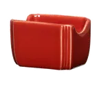 image of Steelite HL479326 - Sugar Caddy, 3.5" x 2.625" x 2.25", China, Scarlet, Oven Safe to 425°F - 1 Dozen