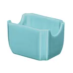 image of Steelite HL479349 - Sugar Caddy, 3.5"x2.75"x2.375", China Fiesta Sky, Dishwasher Safe 425°F, 1 Dozen