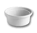 image of Steelite HL630BBWA Hall China Casserole Dish, 9 oz Round, Bright White, No Lid, No Handle - 1 Dozen