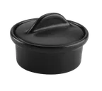 image of Steelite HL630BFCA - Round 9 oz Casserole Dish, 4.75" x 2.25", Hall China, Oven Safe 500°F - 24/Case