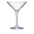 image of Steelite N401083 - 8 Oz Clear Polycarbonate Martini Glass, 6½" H x 4⅞" W, Shatter‑Proof, 1 Dozen