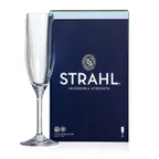image of Steelite N402501 Clear Polycarbonate Champagne Flute, 5 oz, H 9‑5/8" × M 2‑7/8", Barware - 4/Pack