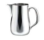 image of Steelite WLCX526 Creamer Pitcher, 12 oz, 18/10 Stainless Steel Finish, Handle, No Lid, Walco Soprano