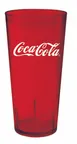 image of GET 6620-RC Plastic Tumbler, 20 oz Red Beverageware, Durable Plastic Construction - 1/Case