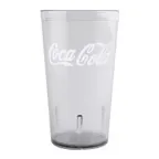 image of GET 6624-CCL Clear Plastic Tumbler, 24 oz Capacity, Transparent Design - 1/Case