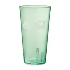 image of GET 6624-JC - 24 oz Jade Green Plastic Coke Tumbler, Beverageware, 24 oz (0.71 qt) Capacity - 1/Case