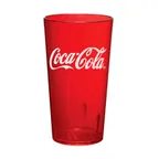 image of GET 6624-RC 24 oz Red Plastic Tumbler, Beverageware, 24 oz Capacity, Plastic Material - 1/Case