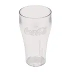 image of GET 7720-CCL Coke Pebble Bell Tumbler, 20 Oz Clear Plastic, Lightweight Drinkware - Case
