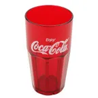 image of GET 9922-RC Bahama Tumbler Coke, 22 Oz Red Plastic Tumbler – 22 Oz Capacity, Plastic Construction