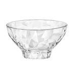 image of Steelite 4990Q781 Diamond Glass Dish, 8.25 oz / 4.25" x 2.375", Footed Round Soda Lime - 1 Dozen