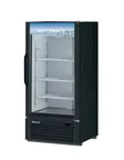image of Turbo Air TGM-10B-N6 26-3/8" 1-Glass Door Merchandiser Refrigerator, 8.93 cu. ft., Black Low‑e Glass