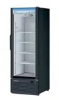 image of Turbo Air TGM-23B-N6 26 3/8" 1-Glass Door Black Merchandiser Refrigerator, 18.9 cu. ft.