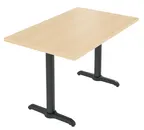 image of Plymold 24030PVC Rectangular Laminate Table Top, 24" x 30", PVC Edge Molding