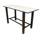image of Plymold 30072TPDH42 Hero Communal Table, 30x72, Rectangular, Bar Height, Laminate Top