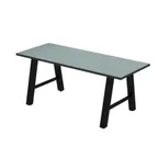 image of Plymold 30096TPDA30 Atlas Communal Table, 96" x 30", Rectangular, Laminate Top, Steel Legs