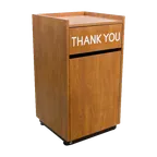 image of Plymold 80501 Cabinet Style Trash Receptacle