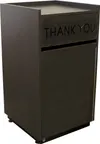 image of Plymold 80501GN Cabinet Style Trash Receptacle