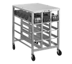 image of Alexander Industries CR-424 Mobile Can Dispenser Rack, 36H, Aluminum Frame, 54 #10 Can Capacity
